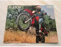 Image of Brochure XL250R 83